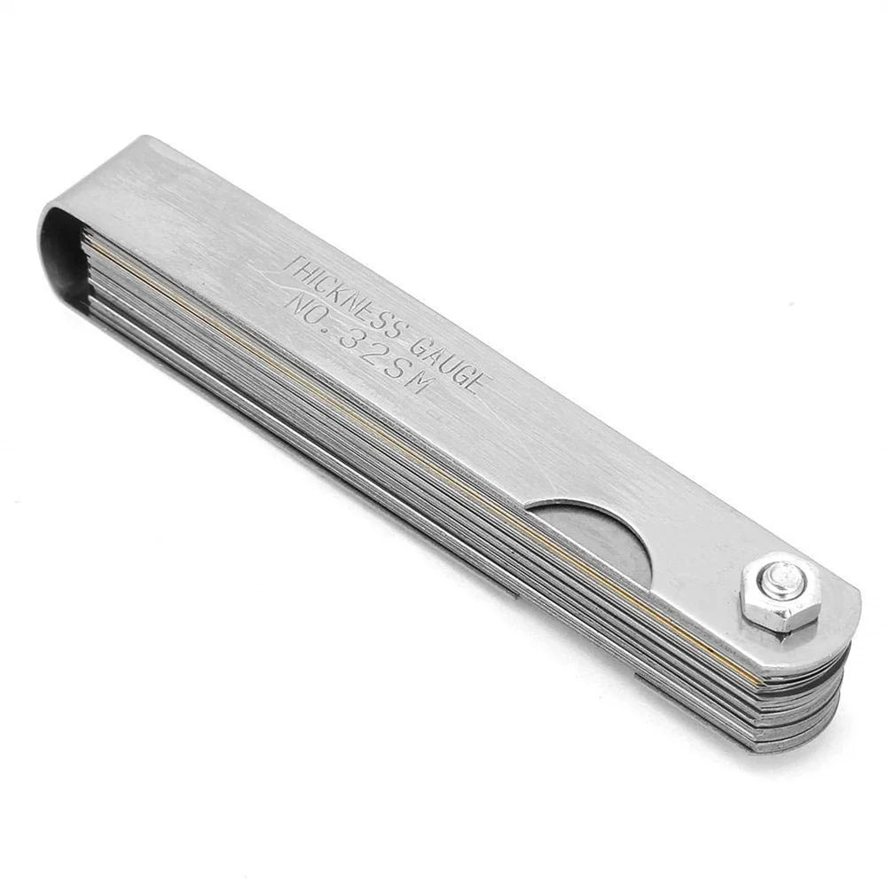 1PC Feeler Gauge, 32 Blades Feeler Stainless Steel Feeler Gauge for Measurement for Measuring Thickness for Handwork Universal