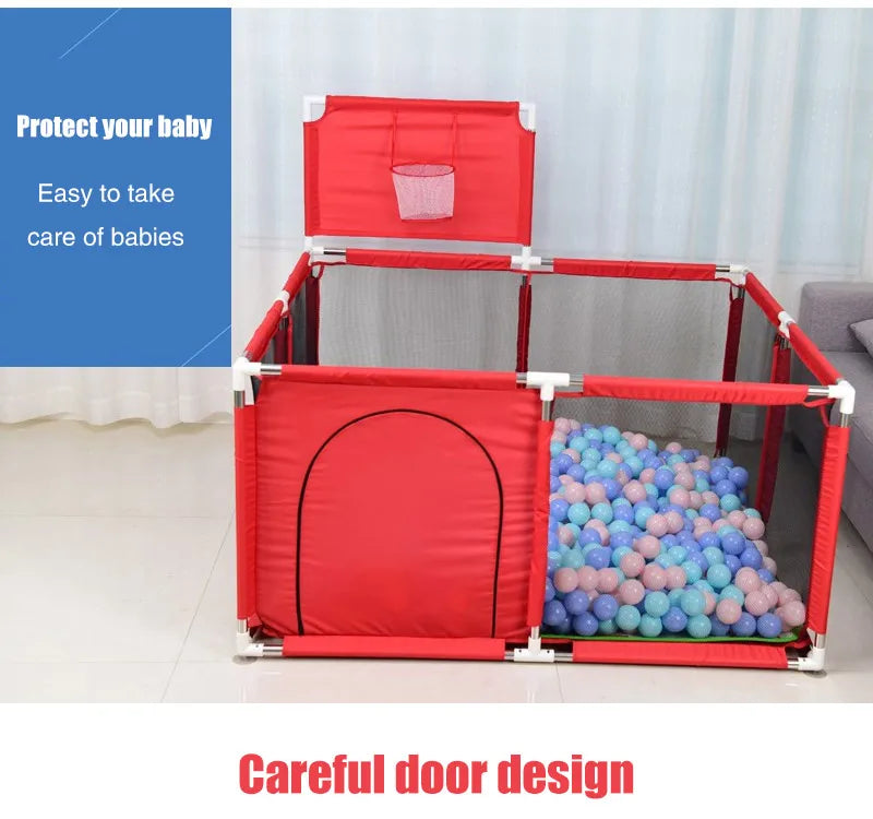 Baby Playpen for Children Large Size Baby Playground Infant Safety Barriers Dry Balls Pool Newborn Stocking Activity Game Park