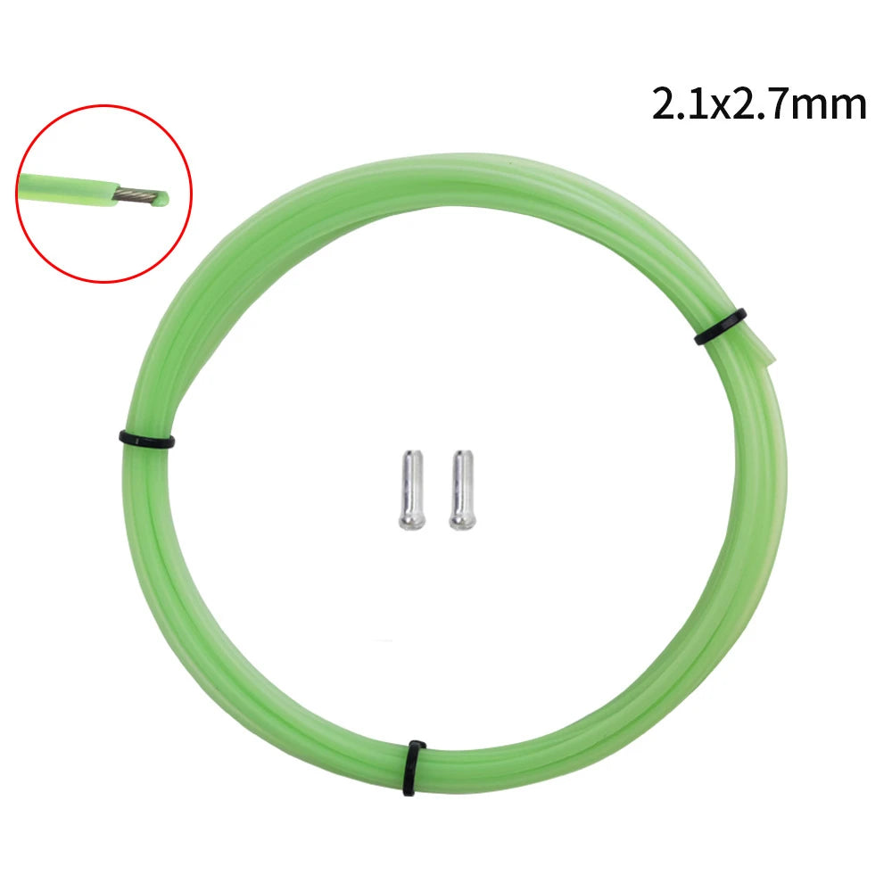 1PC Bicycle Cables Housing Bicycle White Inner Tracking White Inner Lining PVC Fishbone Tube Core Protective Casing Bicycle Part