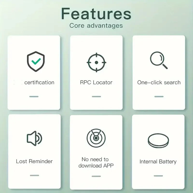 Mini Smart GPS Tracker Tracking Device Find My Locator Anti Lost for iPhone IOS Key Wallet Pet Luggage Car MIF Bluetooth Finder