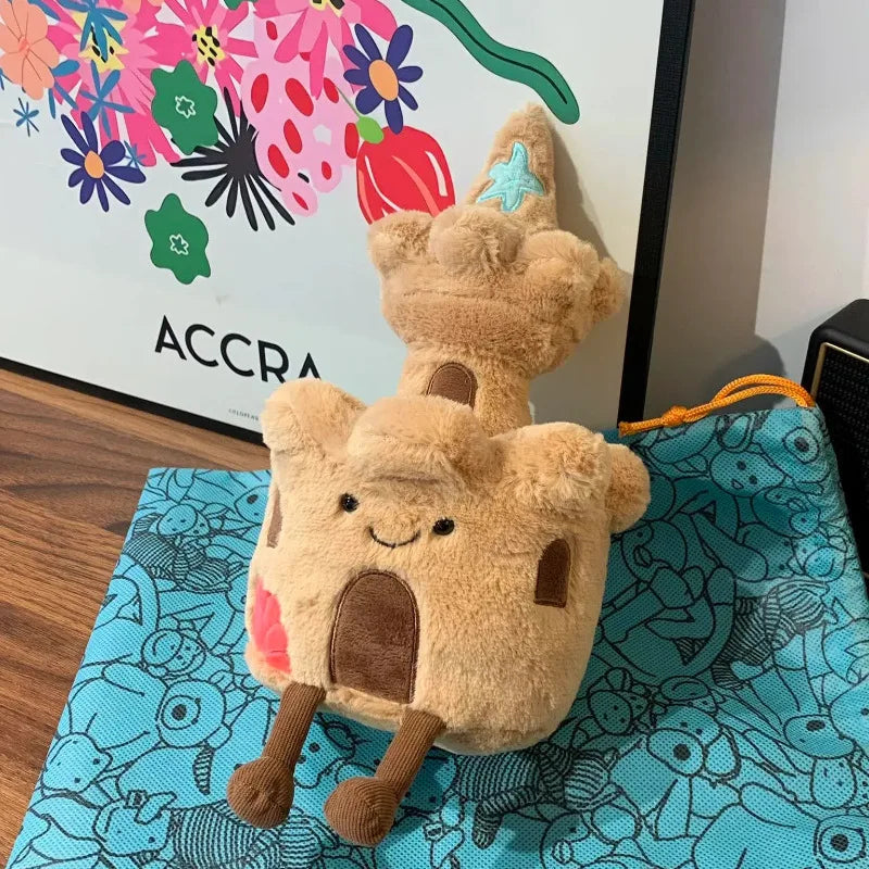 30cm Jelly Cat Castle Plush Doll Stuffed Doll Cute Fun Shop Soothing The Doll Decor Valentine'S Festival Birthday Gift