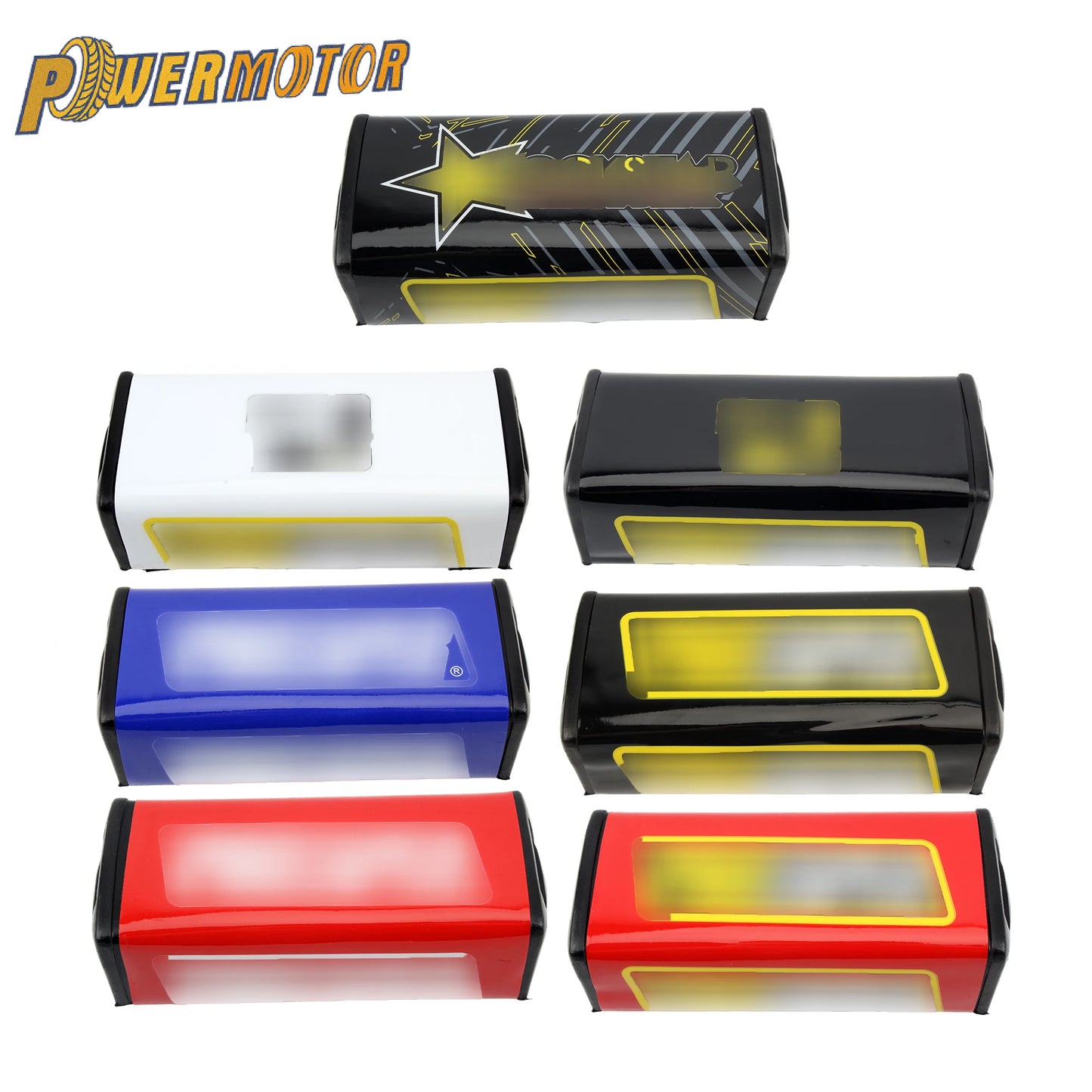 Motorcycle Square Handle Bar Pad Protector Sponge for PROTAPER 1-1/8" 28mm Dirt Pit Bike ATV Motocross Accessories Enduro
