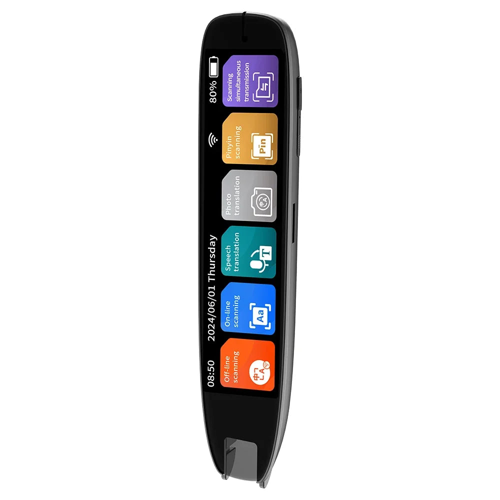 S65pro Dictionary Translation Pen Scan Reader Device Text Scanning Reading Translator WiFi/BT Connection Online Photo Translate