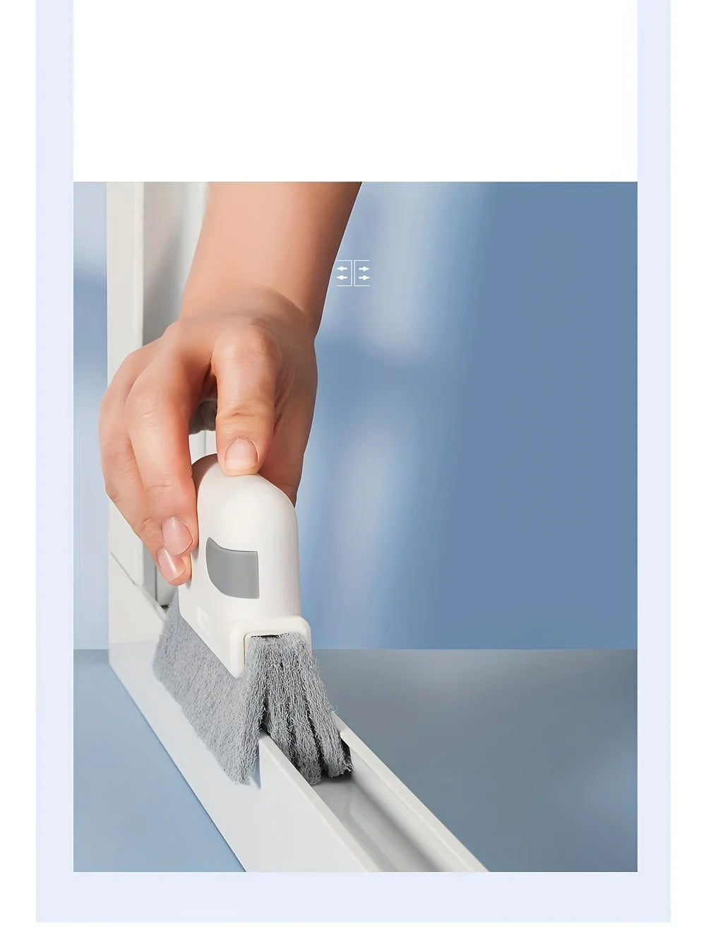 Detachable Window Slot Cleaning Brush Is Suitable for Simple Cleaning of Small Gaps in Window Guide Rails and Countertops