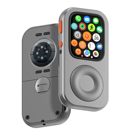 RePod Aluminum Alloy Protective Case for Apple Watch Series 7/8/9, Apple Watch Case  with Click Wheel Design