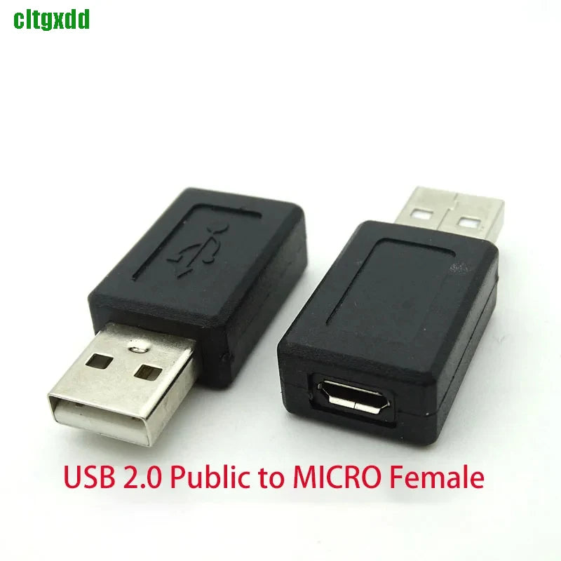 Cltgxdd USB 2.0 Adapter Adapter Mini 5P To A Male Female Micro To USB Android Data Side T Port Converter Selector Connector