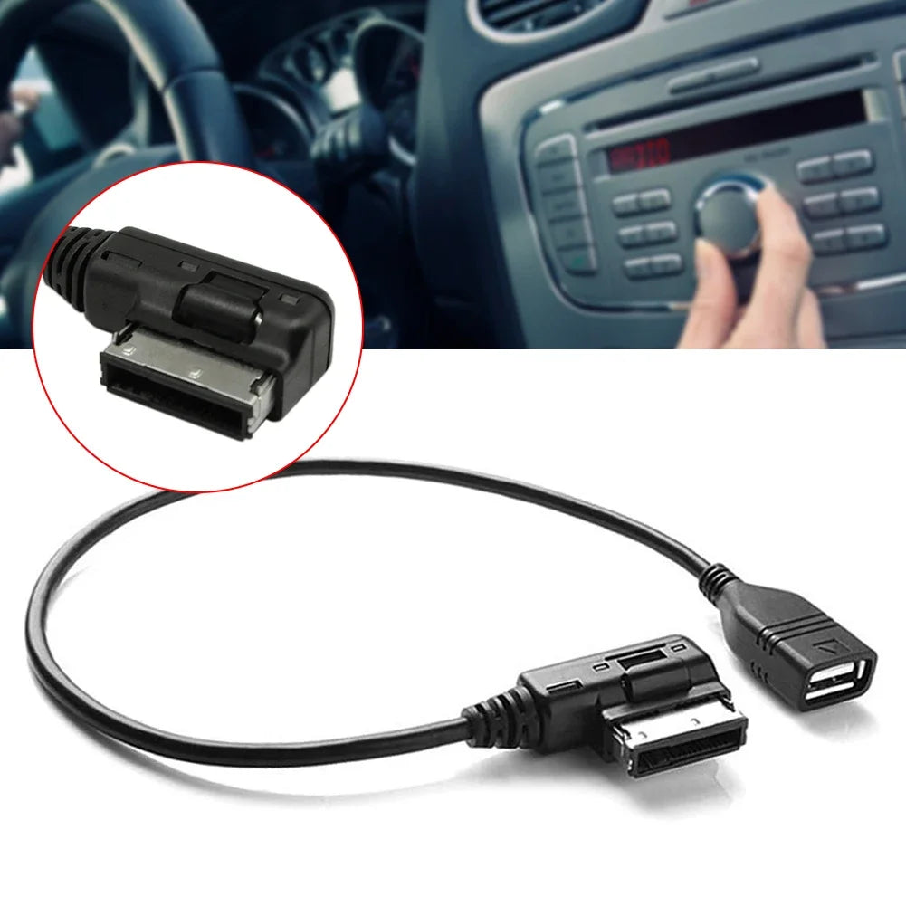USB Aux Cable Music MDI MMI AMI To USB Female Interface Audio AUX Adapter Data Wire for VW for Audi A6L Q5 Q7 A8 S5 A5 A4L A3