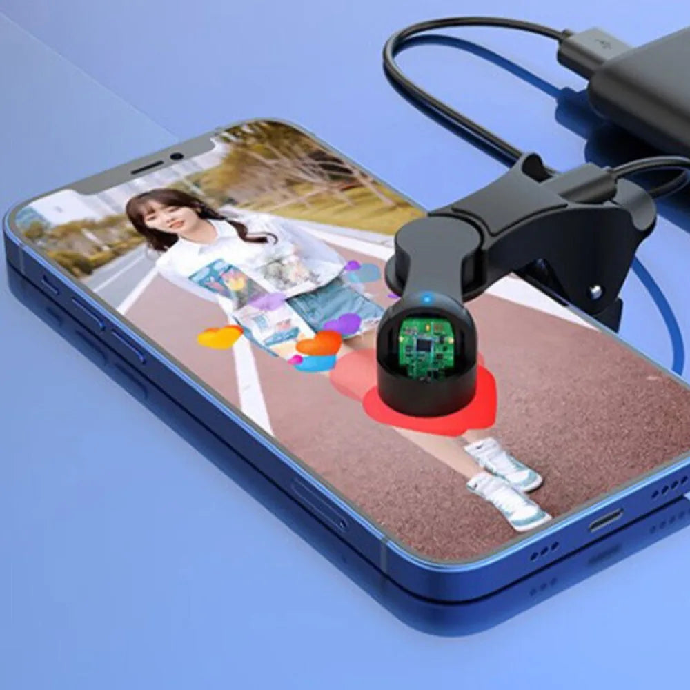 Digital Auto Screen Clicker for Smart Phone Apps Video Live Streaming Gadget Smartphone Game Screen Touch Tripods Tapper