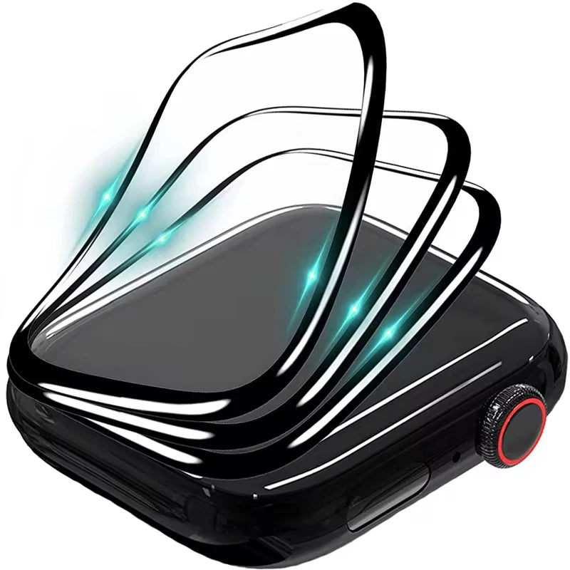 Screen Protector For Apple Watch Series 10 9-8-7-6 5 Se ultra-2 49mm 41mm 45mm 40 44mm 3D (Not Tempered Glass) Film Accessories