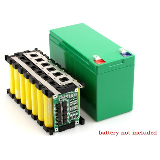 12V/7Ah Battery Case Fit 18650 Cells Empty Box 3*7 Holder 3S25A BMS Nickel Strip Storage Box For DIY Battery Packing Protector