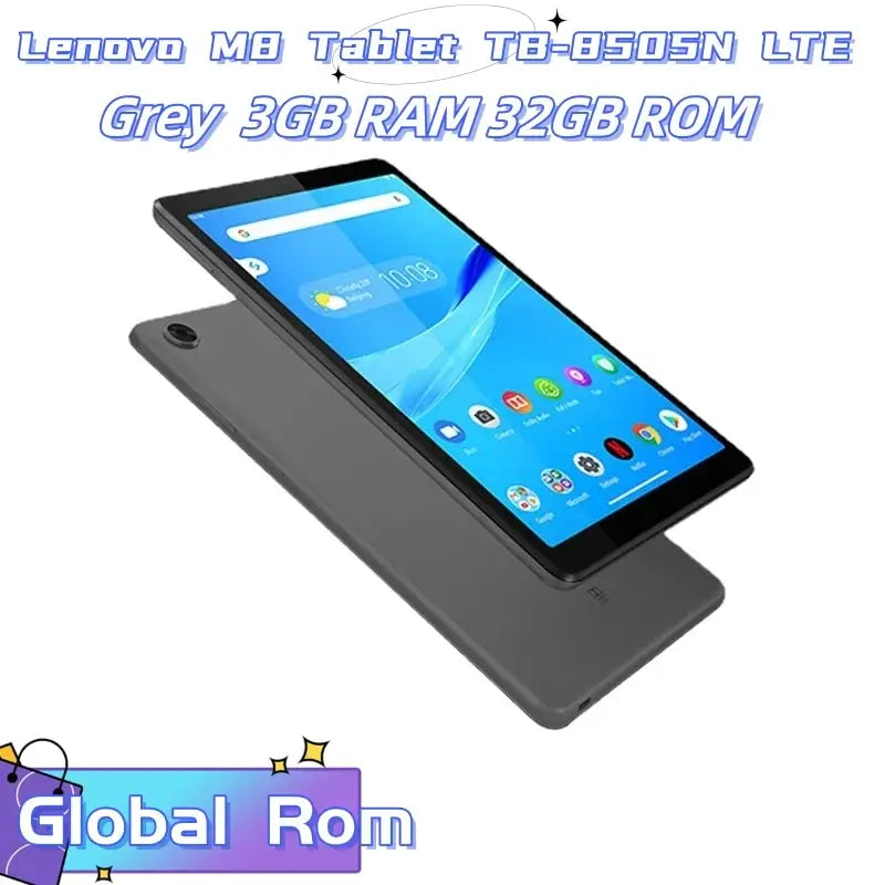 Lenovo Tab M8 TB-8705N 8.0 Pouces 4G Persévérance Appel Téléphonique Global RAM Tablettes PC 3 Go 32 Go Android 9.0 Pie Heli