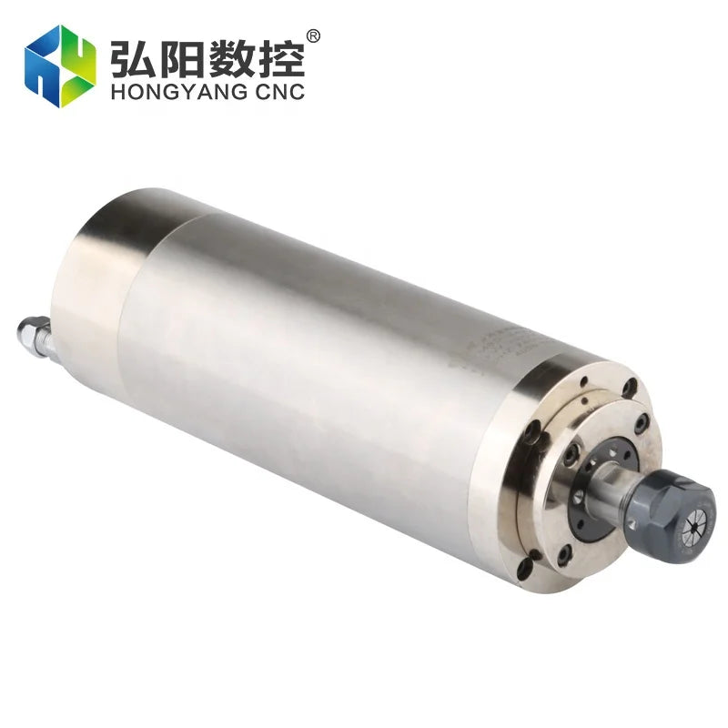 HotHYCNC 1.5kw 220v Soft Metal Milling Drilling Spindle Motor Water Cooled Cnc Router Tapping Drilling Motor Machine Tool Spindl