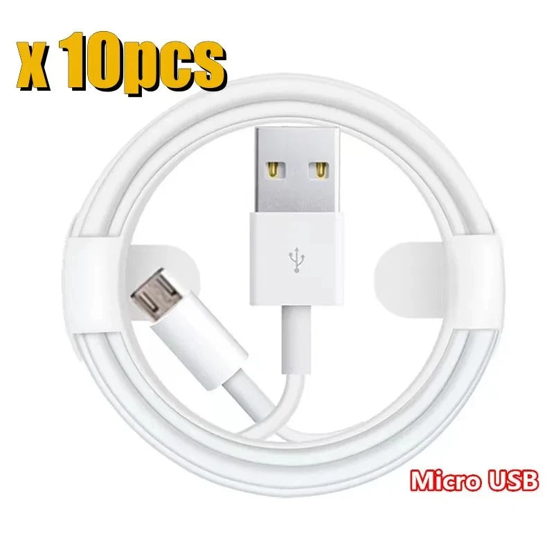 5-10pcs 1M 3ft Micro V8 5Pin USB Charger Cable Cord Line For Samsung Galaxy S6 S7 edge note 2 4 htc lg xiaomi Redmi 8A 9A Huawei