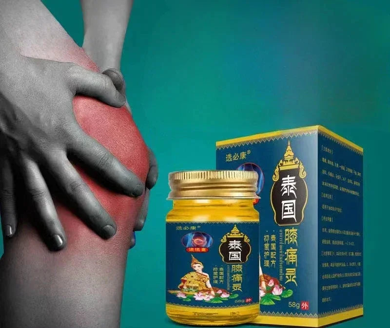 Thai Knee Pain Cream Knee Joint Sports Fatigue Injury Synovial Ointment Stimulate Blood Muscles and Joints Circulation To Relax