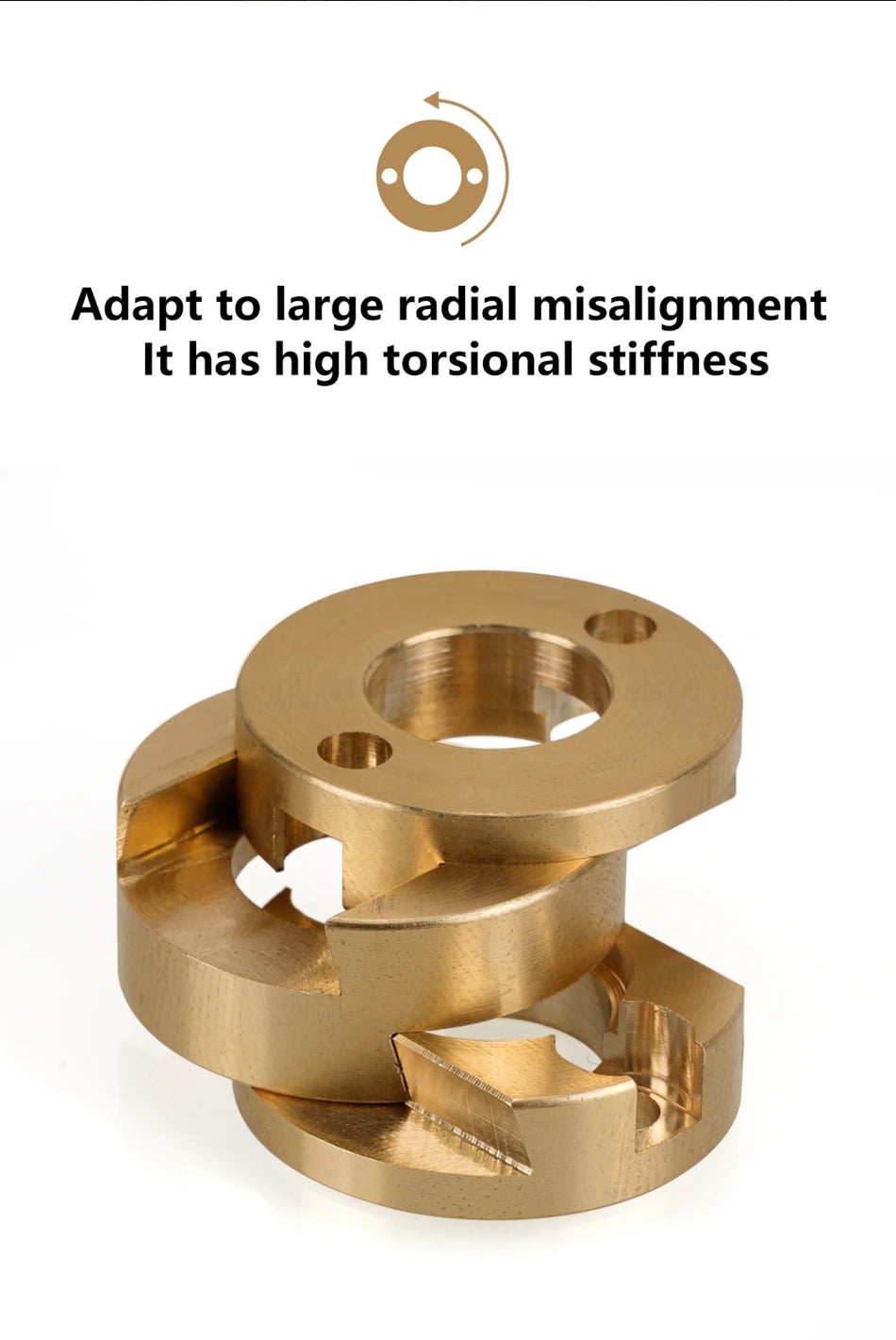 KINGROON 16mm Oldham Coupling T8 Z-axis Screw Hot Bed Reduce Printing Swing 3D Printer Parts CNC Flexible Shaft Coupler Cylindri