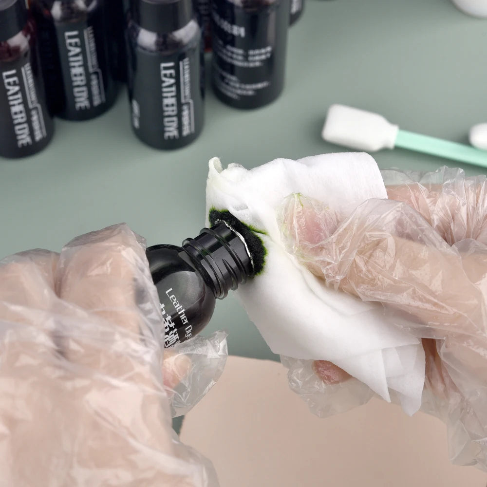 30ml Leather Pigment Leather Dye Colors Coats Leather Repairing Fixed Color Pigment Leather Craft For Vegetable Tanning Material