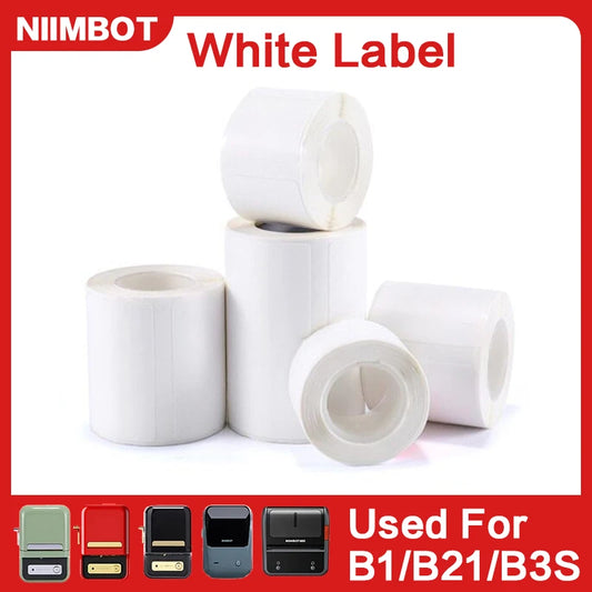 Niimbot B1/B21/B3S Label Self-Adhesive Stickers Label Printer Auto Adhesive Paper Name-Card Stationary Marking Label