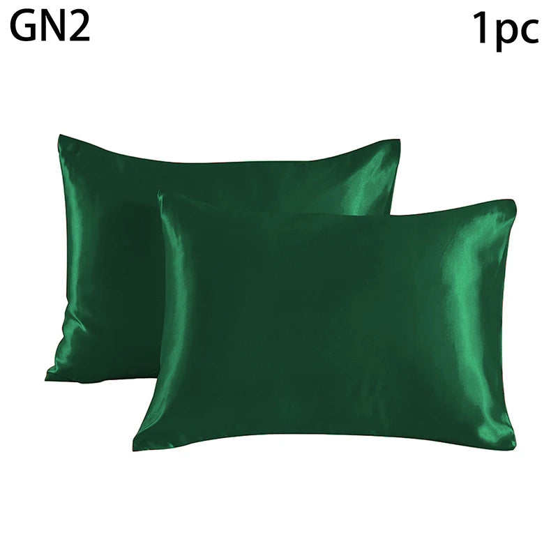 Simulated Silk Pillowcases Silky Satin Hair Beauty Pillow Cases Comfortable Pillow Case Home Bedding Pillow Cases Cover
