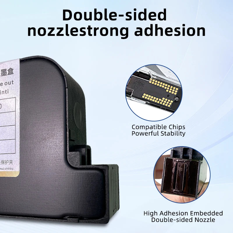 Cartridge 12.7mm 25.4mm TIJ Online Handheld Mini Inkjet Printer Fast Drying Water-proof Solvent Ink Original