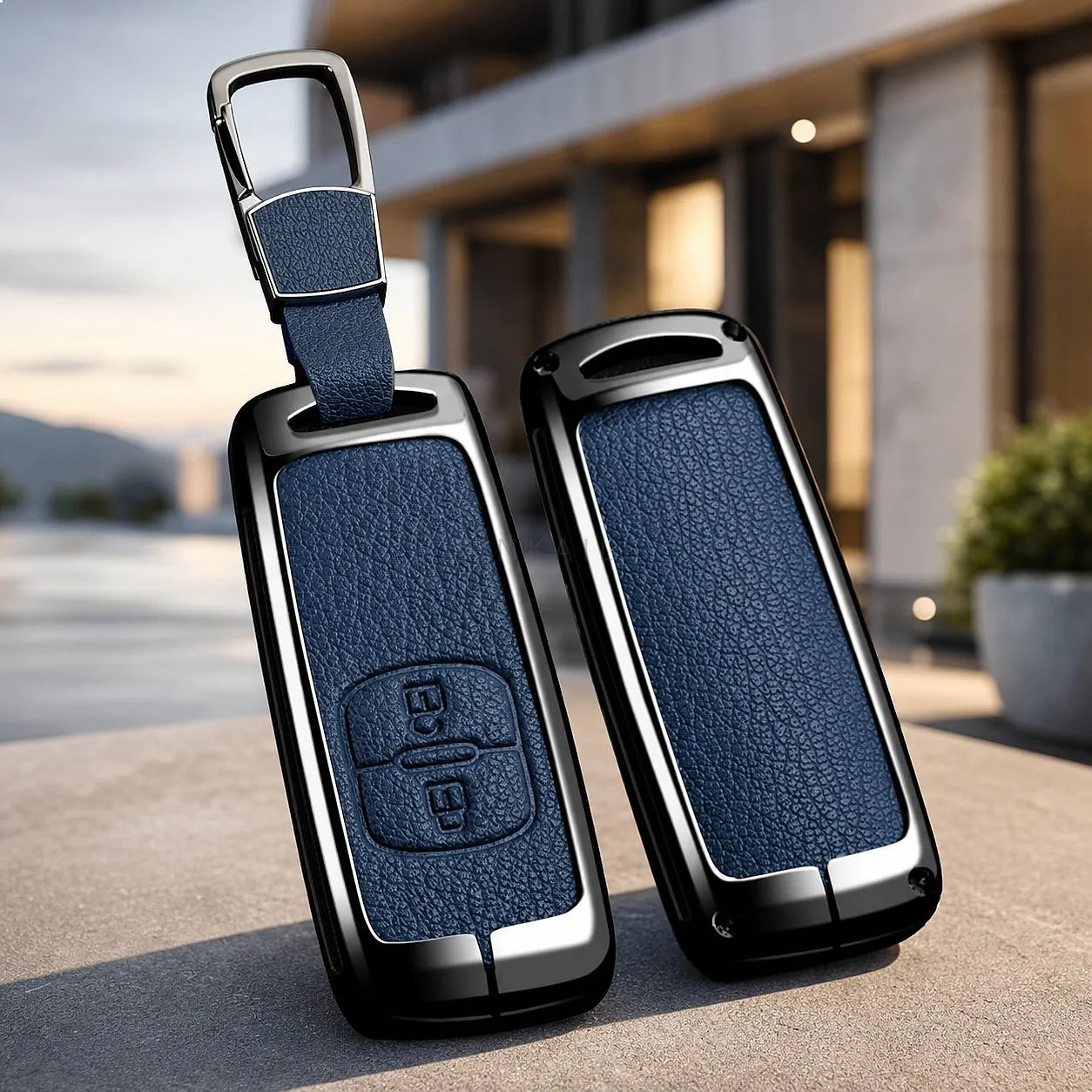 Suitable for Mazda Axela Atenza 3 2 6 CX3 CX5 CX30 CX8 CX9 MX5 SKYACTIV Zinc Alloy Car Key Cover Leather Car Key Bag Holder