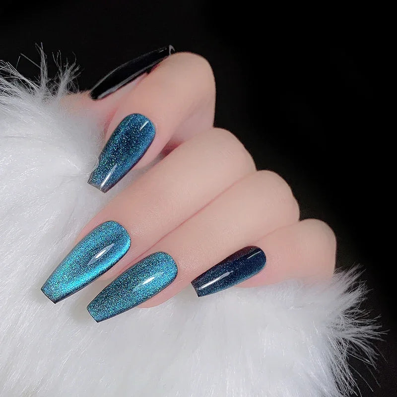 8ml 9D Rainbow Cat Eye Magnetic Nail Gel Phototherapy Adhesive Semi Permanent Nail Art Manicure Soak Off LED UV Gel