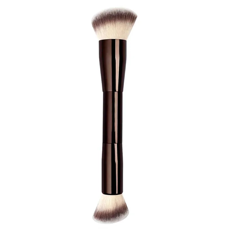 7pcs Double Head Face Makeup Brush Soft Fiber Hair Highlight Fashion Design Versatile Angled Brush for Precise Application Found