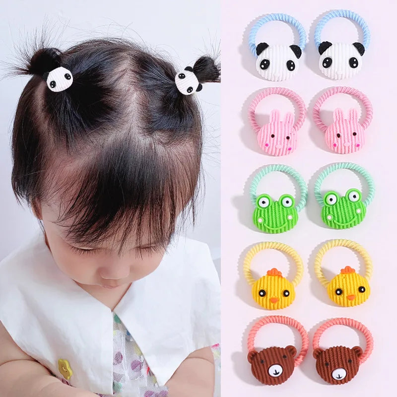Children's Rubber Bands Do Not Harm Hair Girl Headbands Korean Baby Accessories Rings Tie Rubber Bands Little Girl Headbands