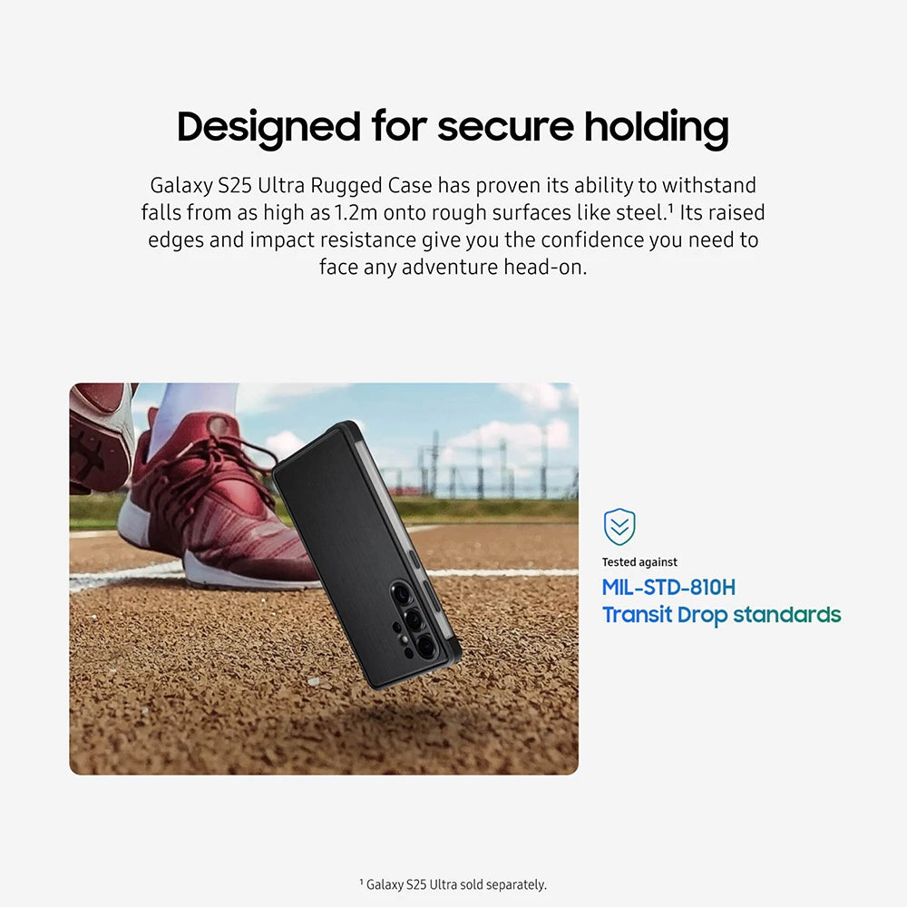 Original Samsung Galaxy S25 Ultra Rugged Case High quality Rugged Protective Cover for Galaxy S25Ultra EF-RS938