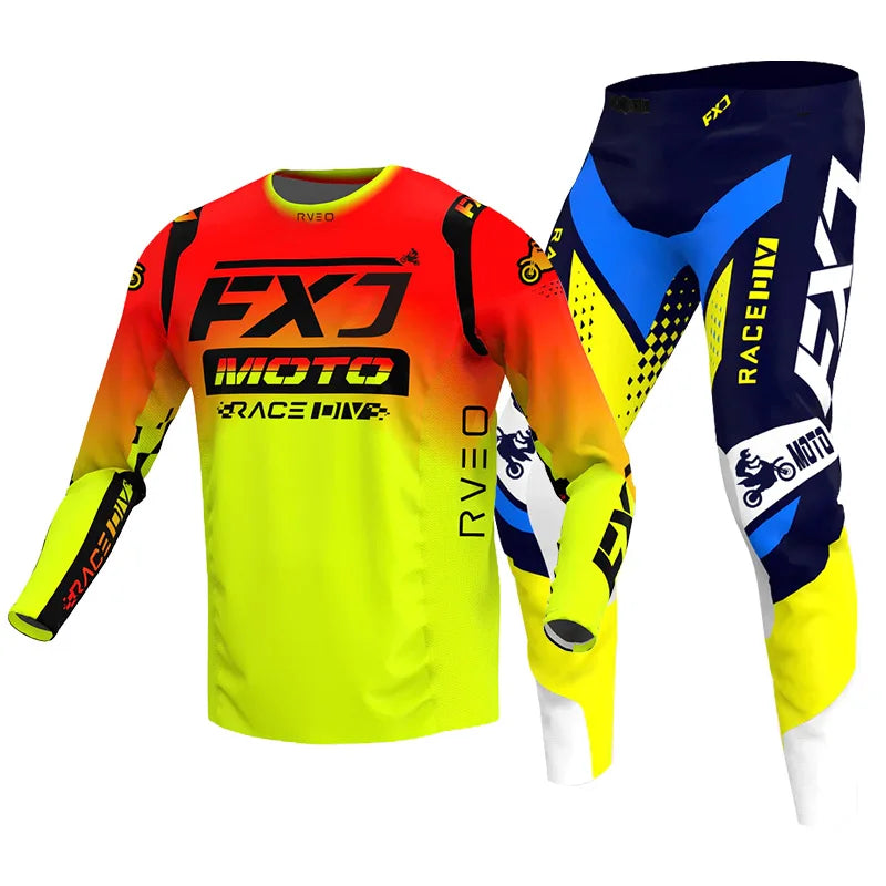 motocross gear set racing suit Off-road MX DH BMX ATV MTB Enduro MOTO Mens Kits Women's mountain Motorcycle Combo Downhill