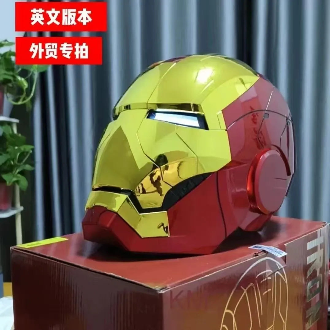 Jarvis Iron Man Helmet Mk5 Real Man Wearable And Deformable Voice Controlled Electric Opening And Touching Remote Control Ak Diy