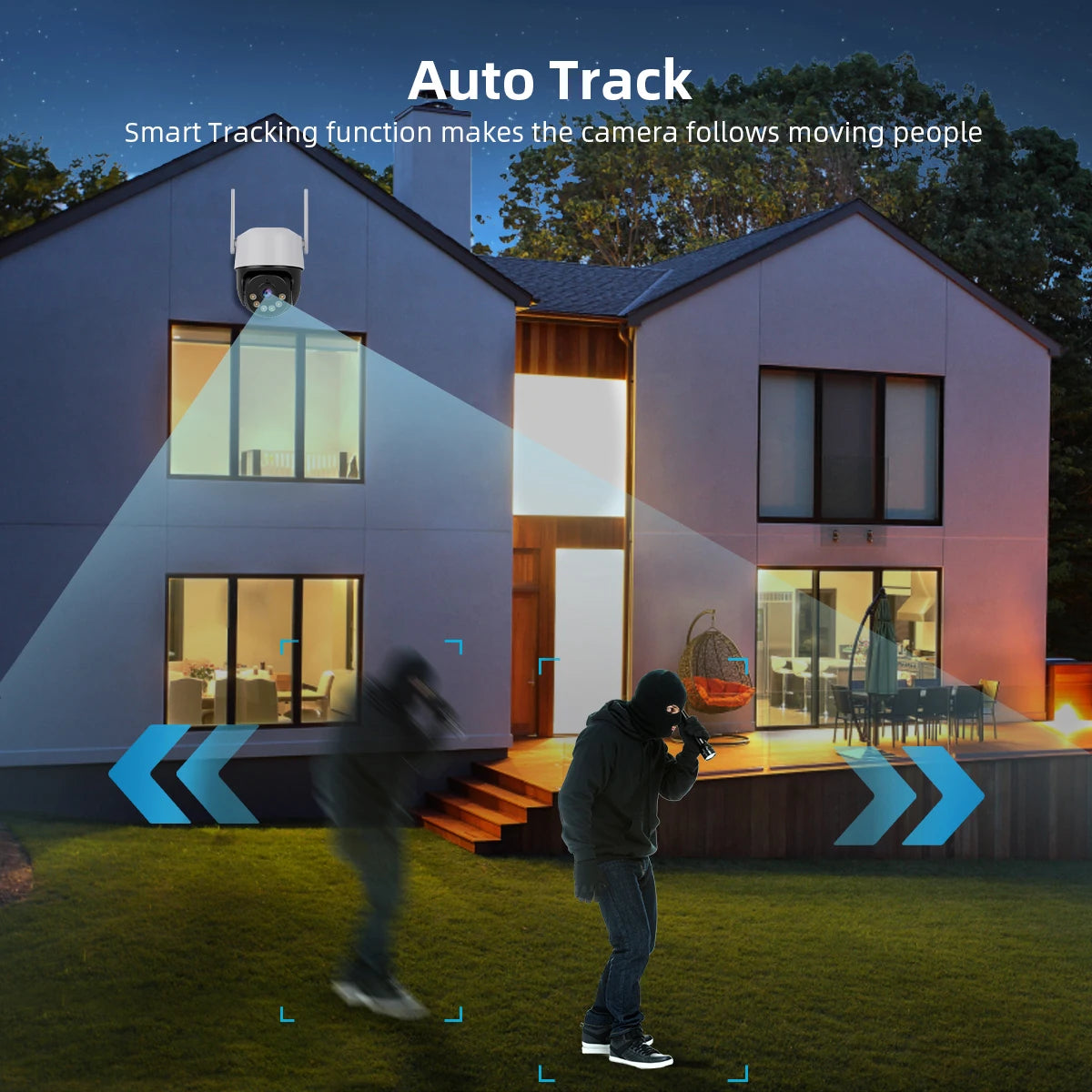 8MP 4K IP Camera 5MP Speed Dome Auto Tracking PTZ Camera Smart Home Outdoor Wireless WIFI Camera Surveillance Monitor iCsee