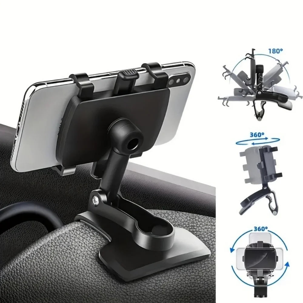 Universal Car Phone Holder Stand Dashboard Car Clip Mount GPS Bracket Car Mobile Phone Support in Car For iPhone Samsung Xiaomi