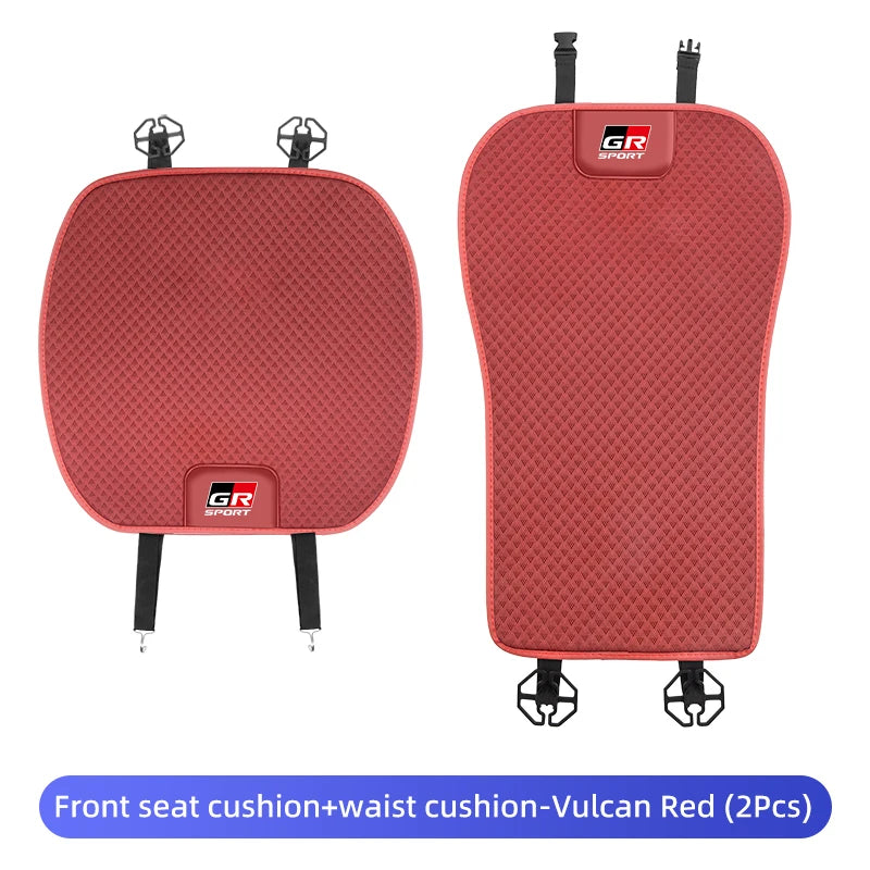 Car Seat Cushion Cover Backrest Protective Pad For Toyota Crown GR Corolla YARIS L Auris C-HR Hilux Vios Rav8 Prius Izoa Reiz