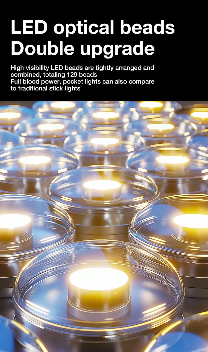 40W LED Camera Light CRI/TLCI 96+ 2700-6200K Bi-Color 6400mAh Photo Studio Video Lamp Handle Portable onCamera Photography Light