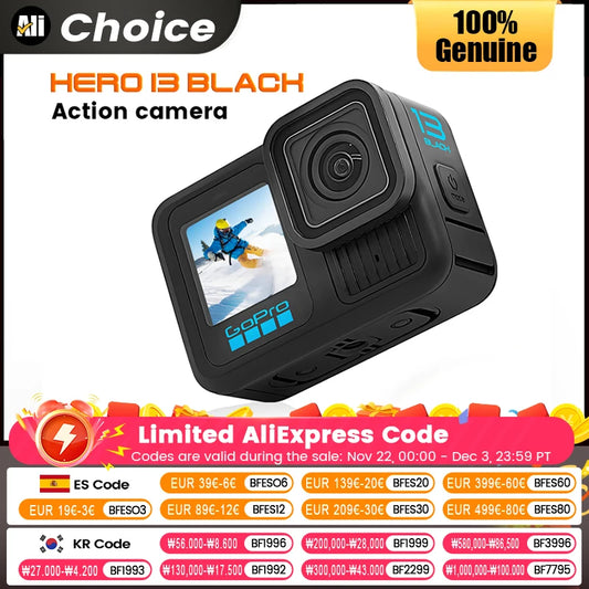 GoPro HERO13 Black Action Camera Go Pro 13 Anti Shake Cycling 5.3K Camera