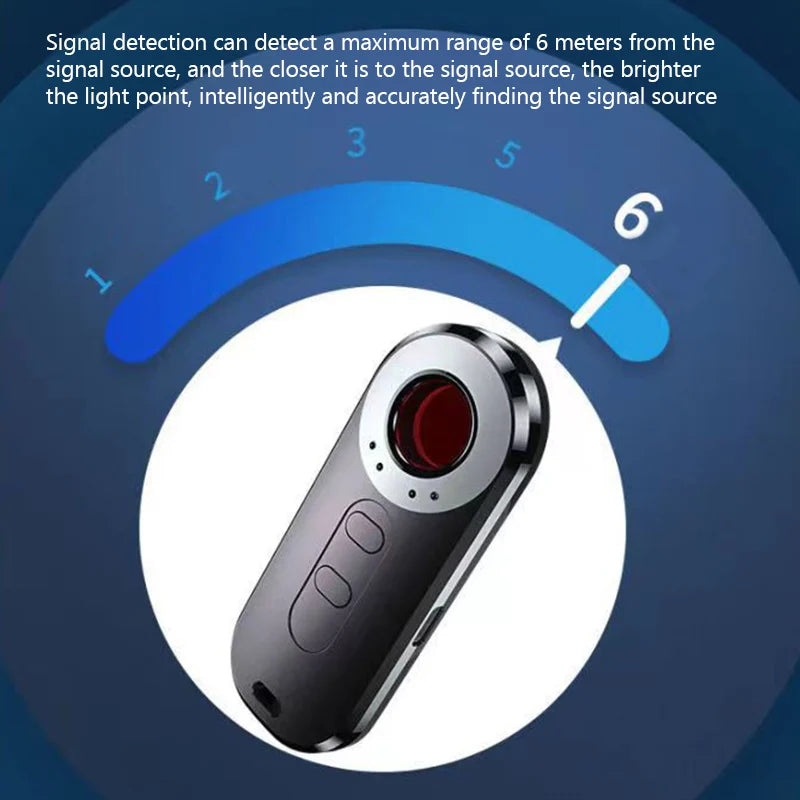 Signal Hidden Camera Detector Anti Spy Candid Pinhole Camara Magnetic GPS Locator Wireless Audio GSM Bug Finder AK400 Scanner