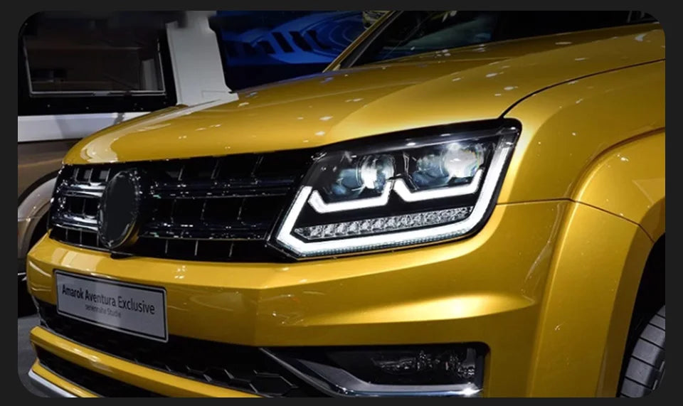 Car Lights for VW AMAROK LED Headlight 2010-2020 AMAROK Head Lamp Drl Dynamic Signal Projector Lens Automotive Accessories