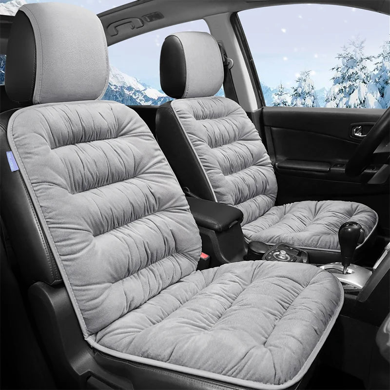 Car Seat Cushion Seat Cover General Front Rear Full Set Down Feather Breathable Protector Mat Pad Auto Accessories for Most Cars