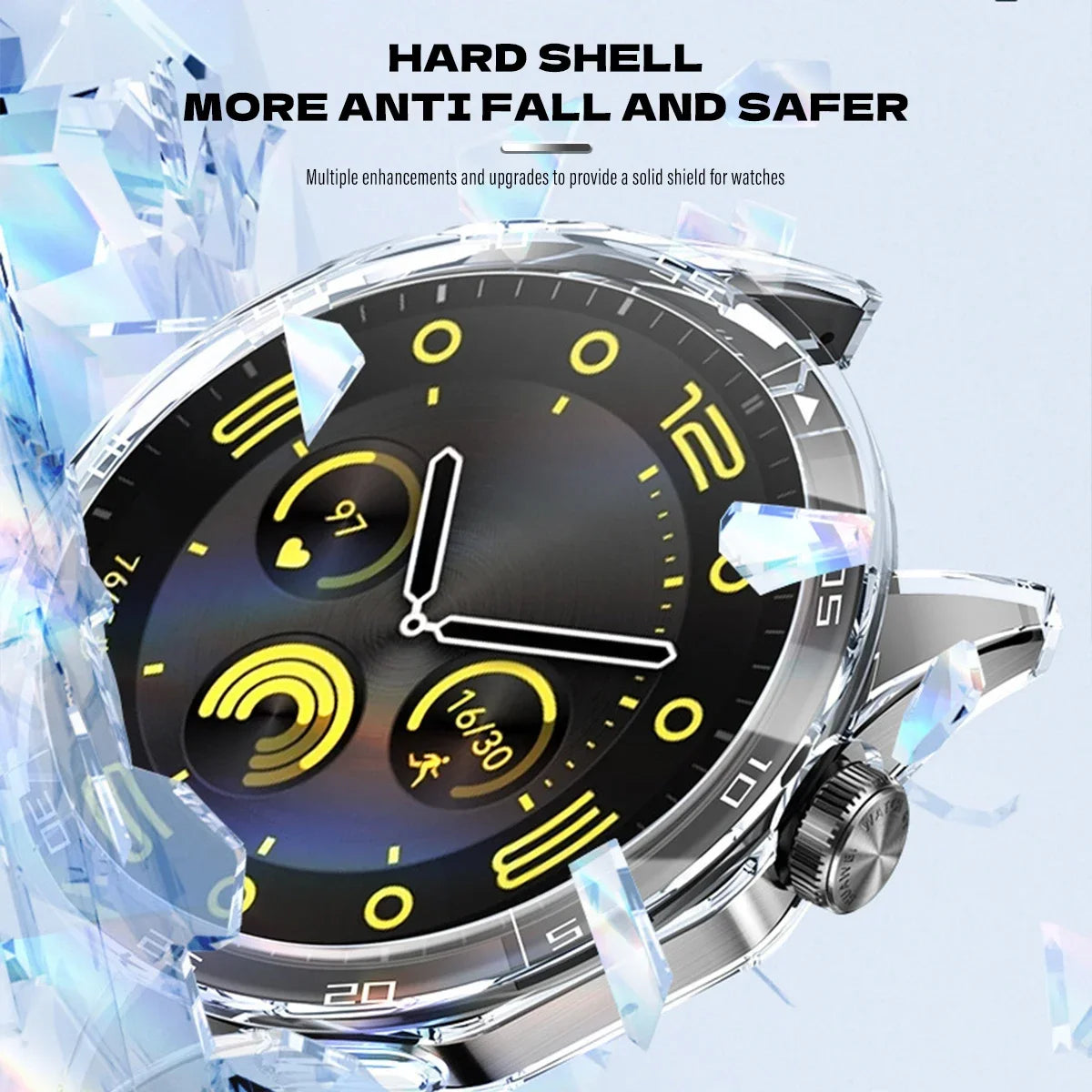 Case For Huawei Watch GT 4 46mm Protective Case PC Hard Bumper for Men's Women's GT4 accessories (no screen protector glass)