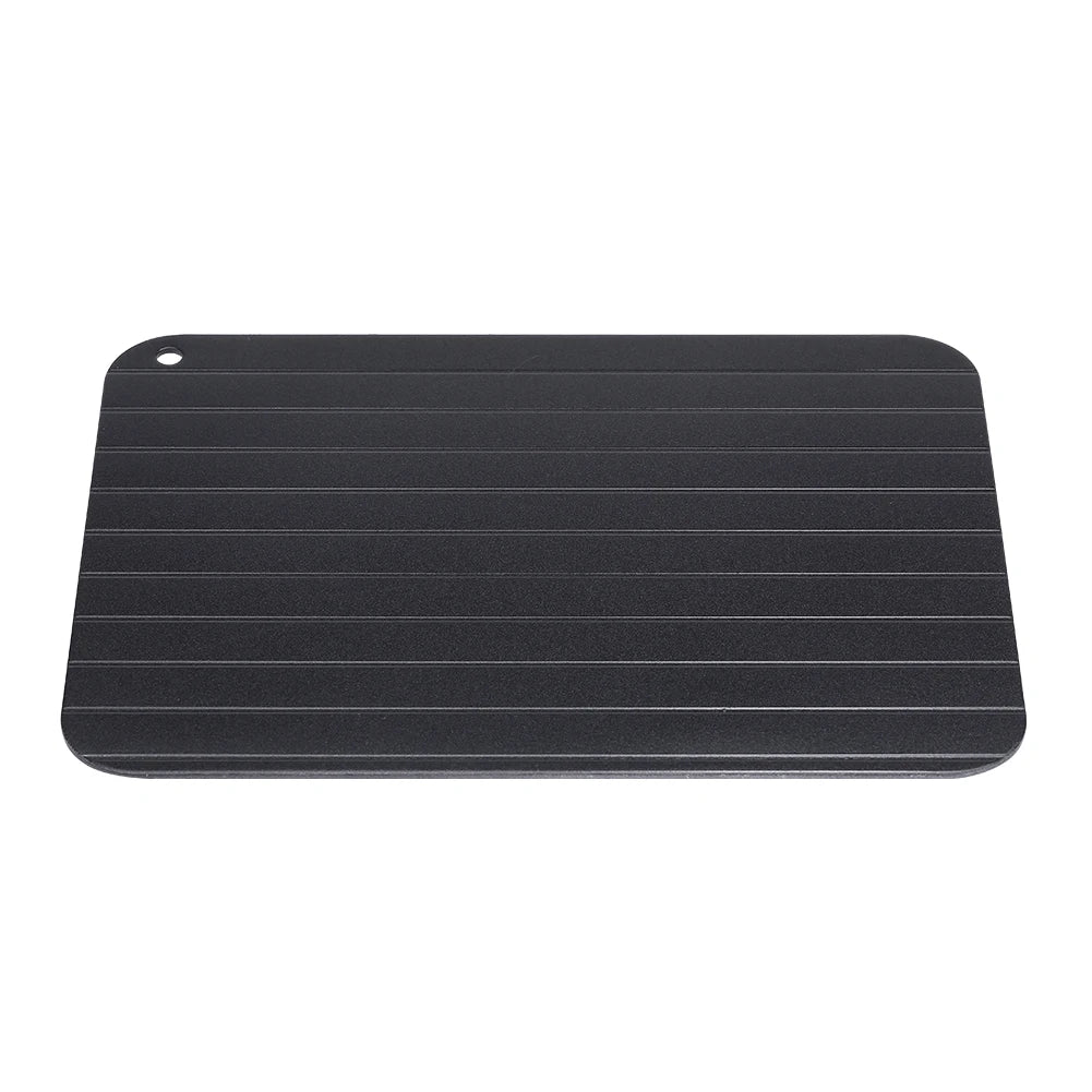 Defrosting Tray Fast Defrost Tray Thaw Tray Metal Aluminum Fast  Food Meat Defrosting Thawing Tray Plate Home Kitchen Gadget
