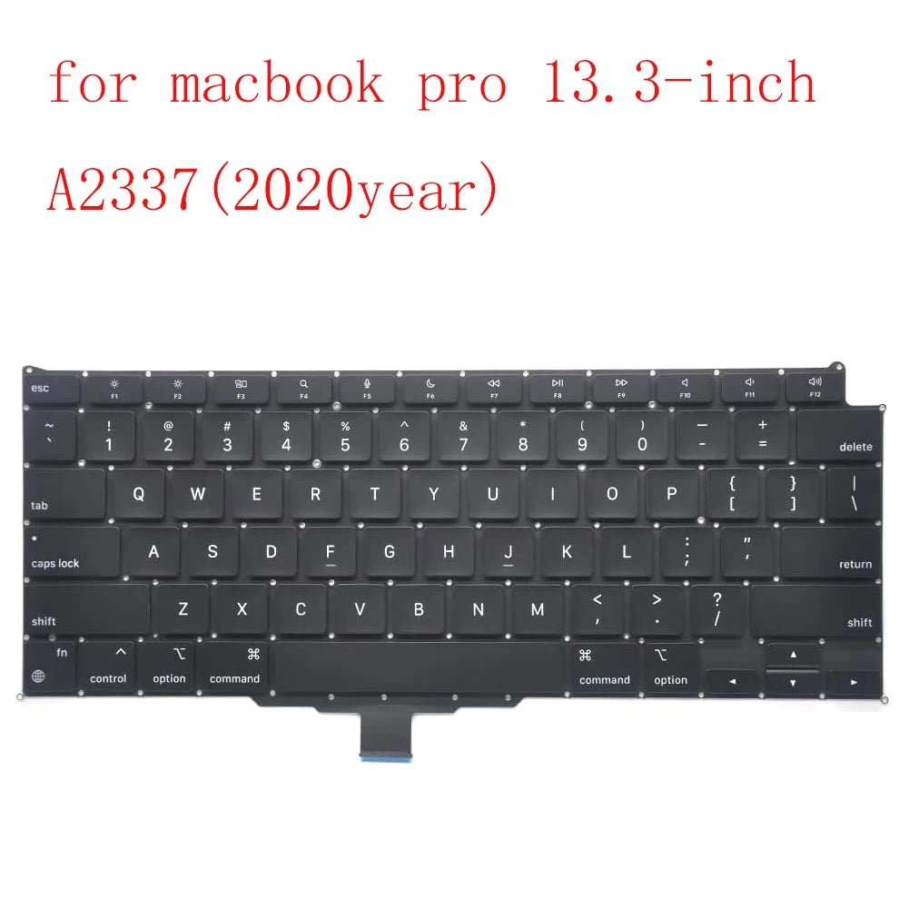 Replacement Keyboard for A1706 A1708 A2141 A2179 A2251 A2337 A2289 A2338 A2442 US Layout