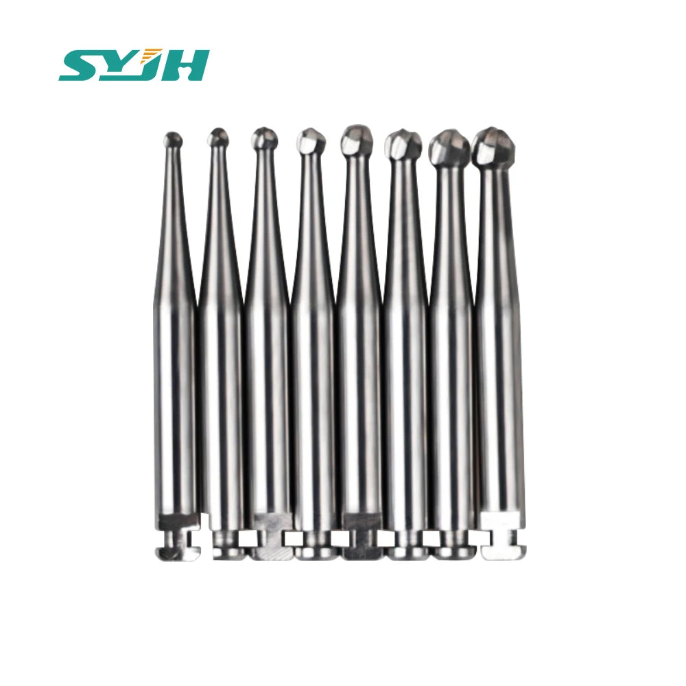 5Pcs/box Dia.2.35mm Dental Round Bur RA Series Tungsten Carbide Bur For Low Speed Contra Angle Handpiece Polishing Tool Material