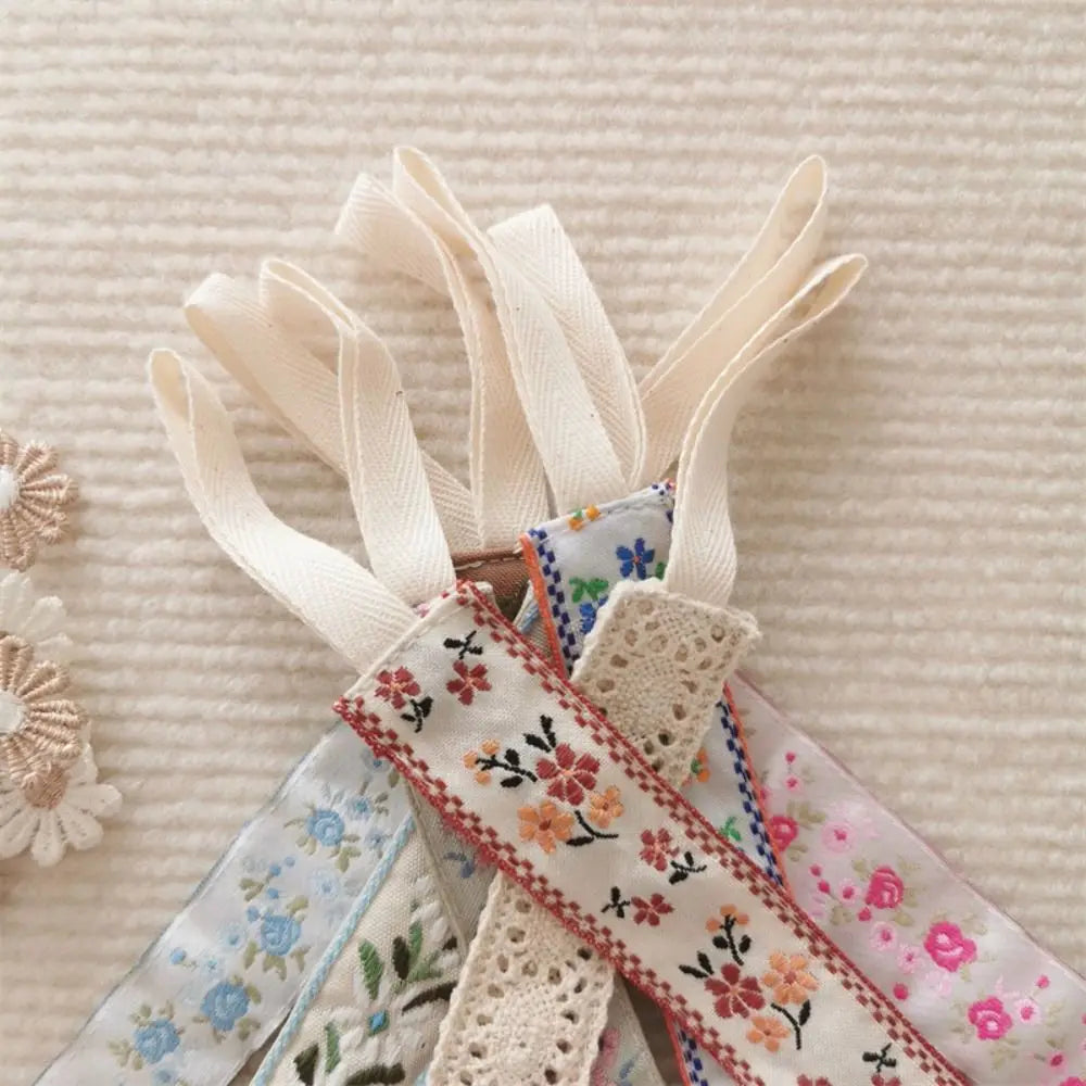 Ethnic Style Baby Cloth Pacifier Chain Floral Teether Toys Straps Nipple Holder DIY Clips Adjustable Dummy Clips Soother Holder