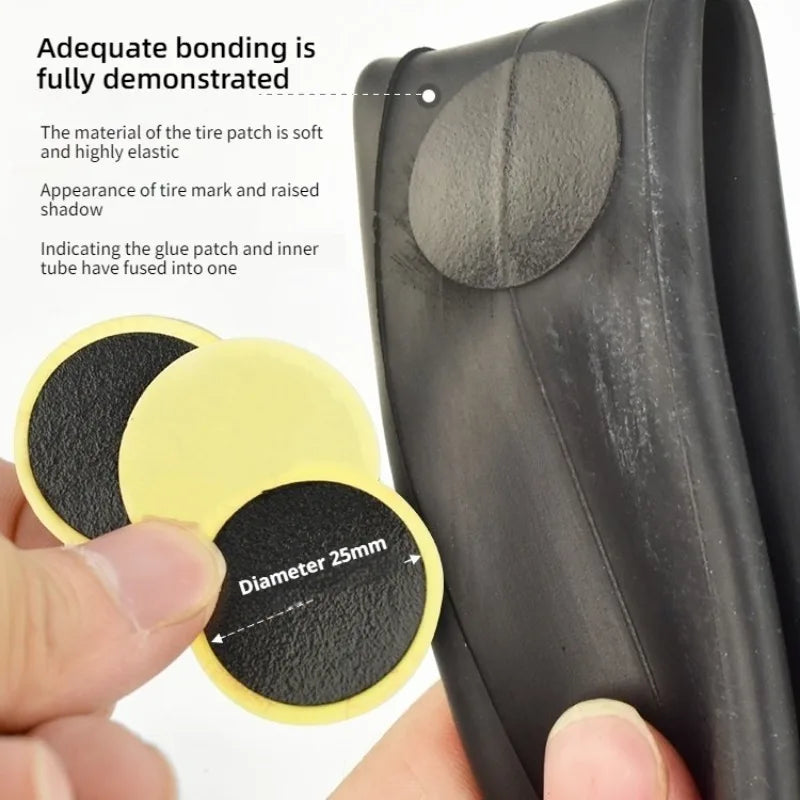 Quick Drying Repair Bike Tools 30/20/10PCS Bicycle Glue-free Tire Patches Tool Quick Repairing Tyre Protection Patch Adhesive