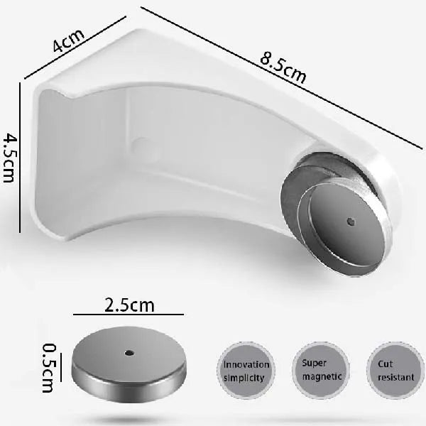 1pc Magnetic Soap Holder Magic Soap Dish Organizer Bathroom Accessories Wall Mounted Sponge Holder Bathroom Kitchen Storage Rack