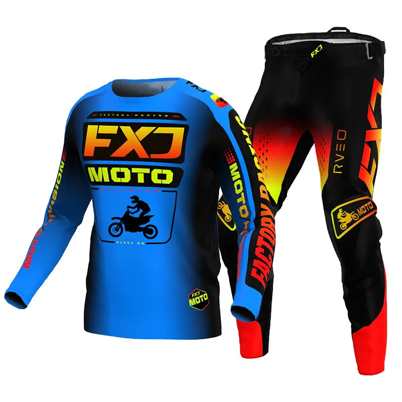 Motocross Jersey Pant white Mens Women pink black Combo racing suit Off-road MX DH ATV gear set Enduro Motorcycle mountain