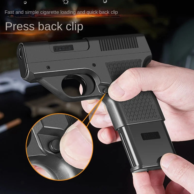 Unusual Lighters Cigarette Box Jet Turb Lighter Gas Lighter Welding Gun Capacit 10PCS Windproof Cigar Lighter Gadgets for Men