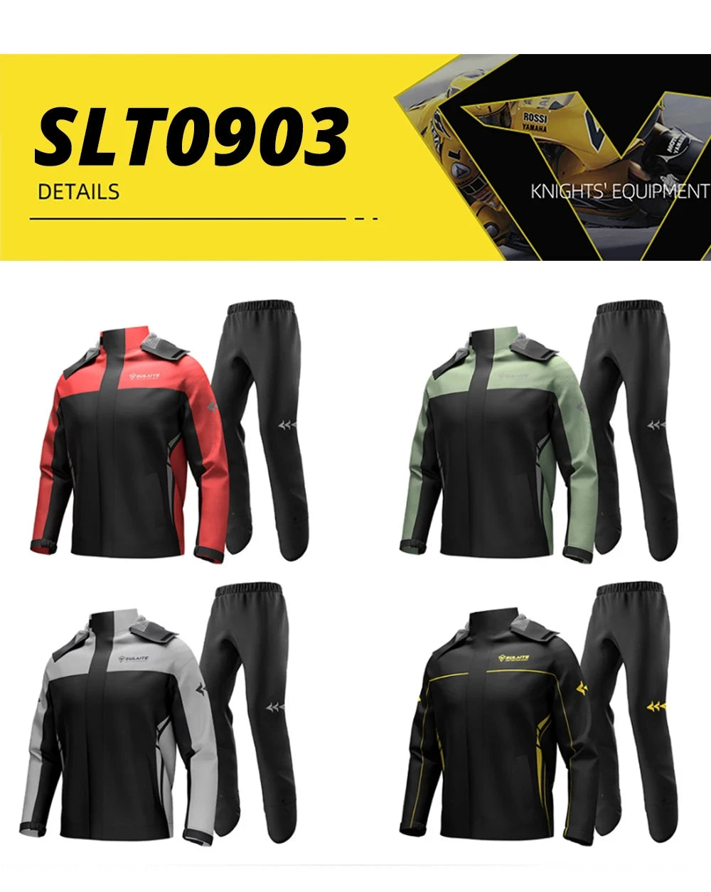 Motorcycle Raincoat Reflective 100% Waterproof Rain Coat Moto Motocross Cycling Clothes Motorbiker Jacket Women Men Rain Set