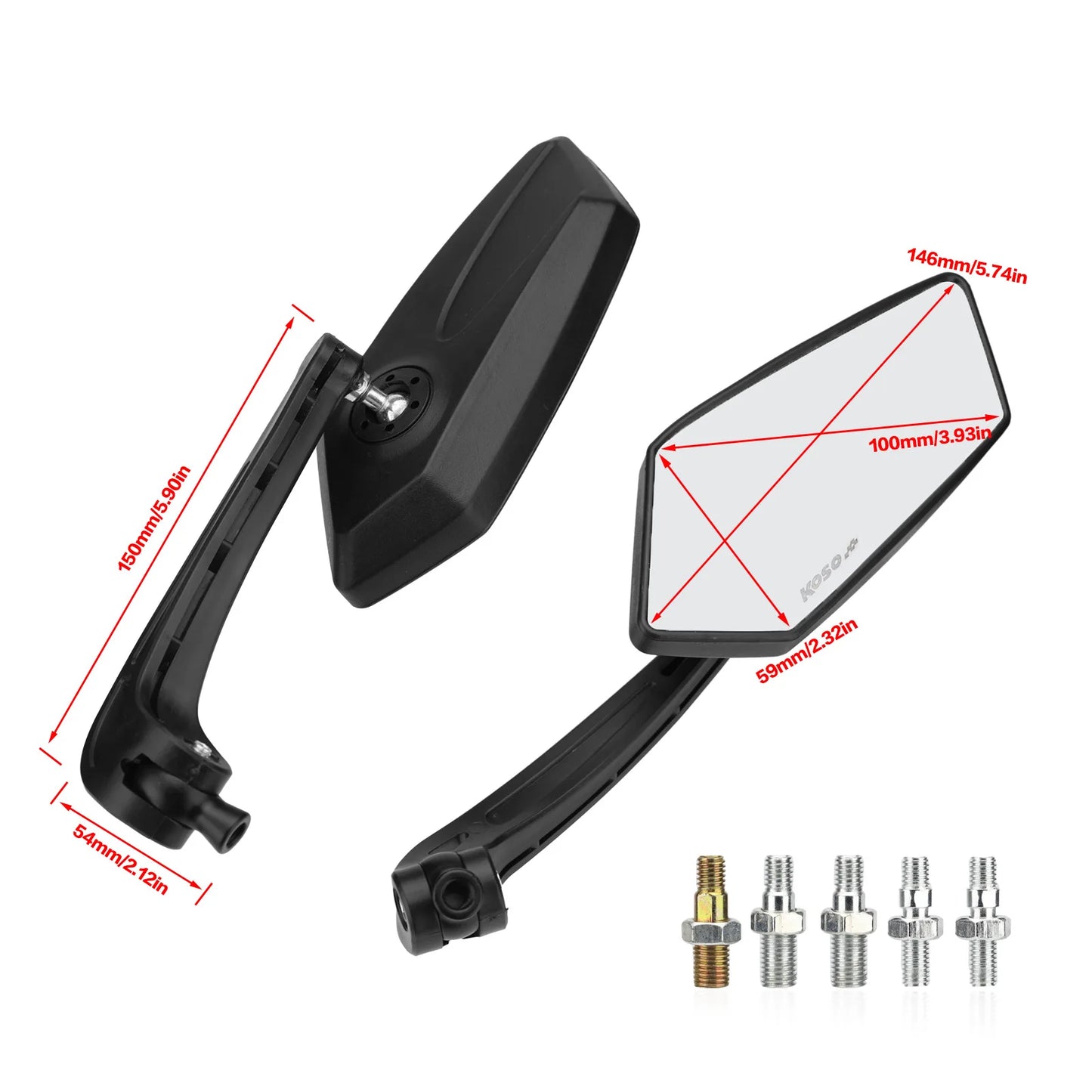 Motorcycle Bike Rearview Mirror MTB Cycling Reflector Wide Range Rearview Mirror Rearview Mirror