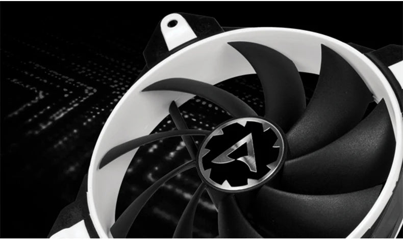 ARCTIC BioniX F140 White 140mm PC Gaming Fan with PWM Sharing Technology Quiet Motor 200-1800 RPM for Computer Cooling